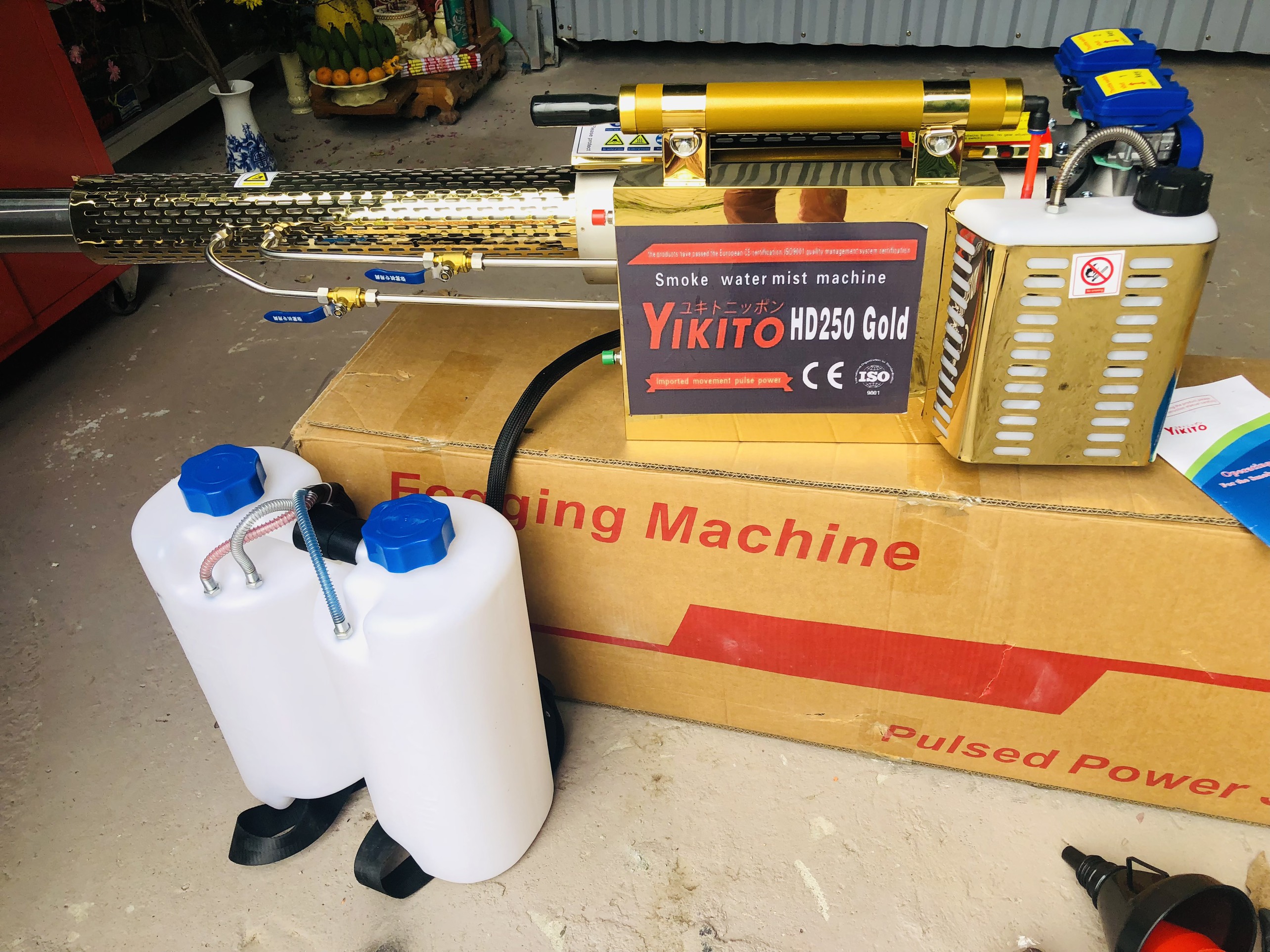 Máy phun thuốc khói YIKITO HD250 GOLD hiệu quả cao cho nông sản.